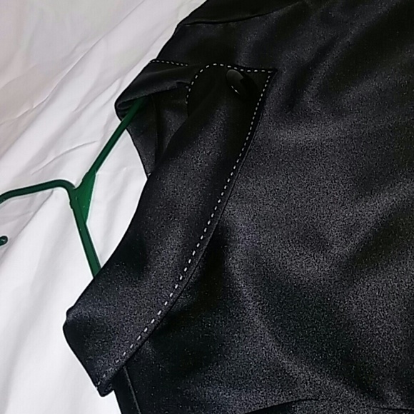 Black London Time Dress Size 10 Polyester - Picture 4 of 8